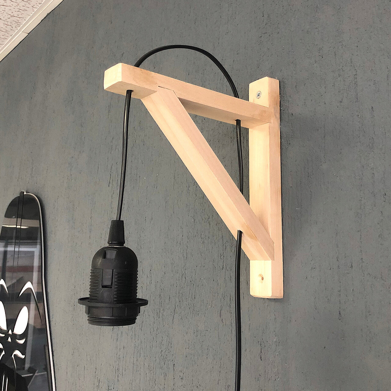 Aplica de perete, Opviq, 791EVL2523, Negru - imagine 6